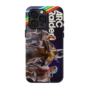 Arc Raiders Game-Inspired Phone Case for iPhone 17–11 and Samsung S25 Ultra S24 FE S23 A55 A34 A14 – Premium Glossy Shock-Absorbent Cover with Epic Mecha Battle Art, Cinematic Sci-Fi Design, Ideal for Arc Raiders Fans and Collectors 4FY