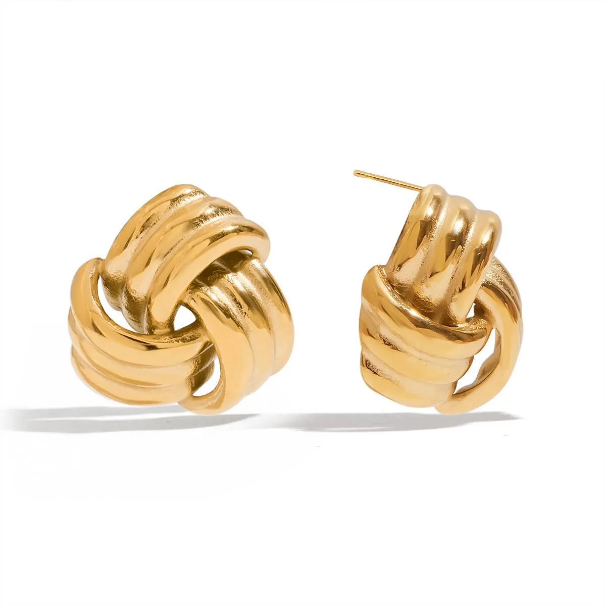 Knot Stud Earrings Waterproof