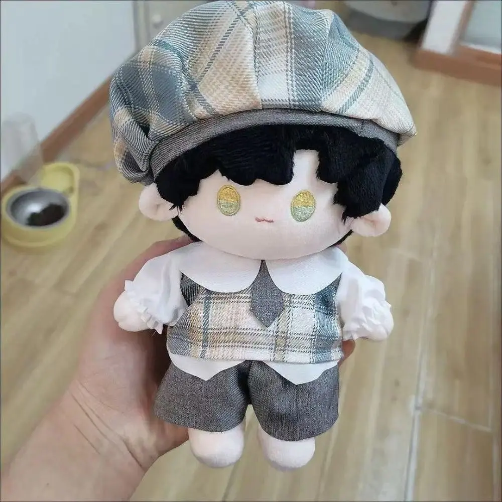 Dress-up 20CM Doll Clothes Handsome Suit Mini Clothes Cotton Doll Outfit Shirt Trousers Daily Wear Plush Doll Clothe
