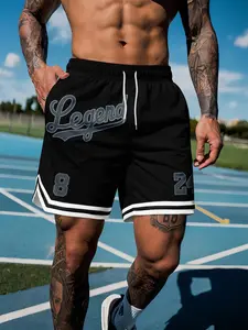Legend 8/24 Basketball Shorts, Quick-Dry Breathable Sports Training Pants, Fan Memorial Edition, Sporty Loose-Fitting Short, Outdoor Workout Shorts, Active Athletic Shorts, Breathable Fitness Shorts