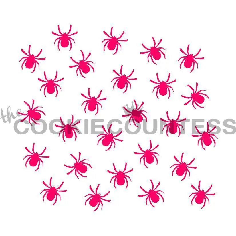 CREEPY SPIDERS STENCIL
