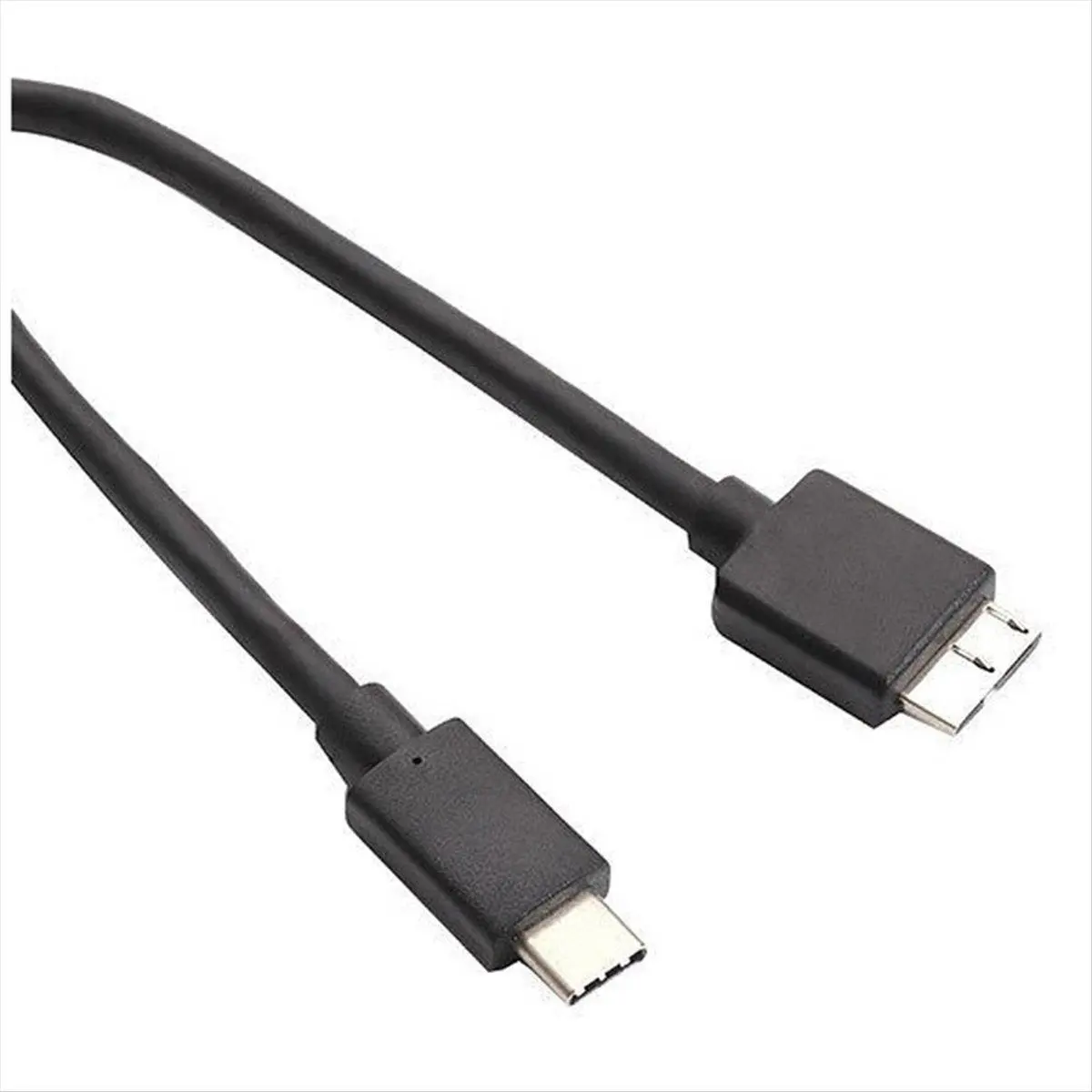USB Type-C to Micro-B PVC Data Conversion Cable - Flexible Wire Charging Cable with Plug for Projector, Tablet, Commercial Appliance Parts Data Transfer