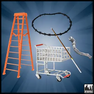 ULTIMATE Five Piece Shopping Cart Accessory Set for WWE & AEW Wrestling Action Figures