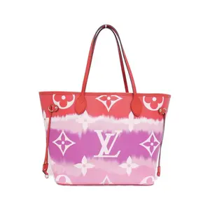 Pre-owned Louis Vuitton Canvas Tote Bags LV Escal Neverfull Coated Tote Bag
