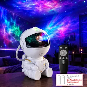 1pc Astronaut Sky Projector Night Light – Colorful Galaxy LED Star Lamp for Bedroom, Party, Game Room & Ceiling Decoration