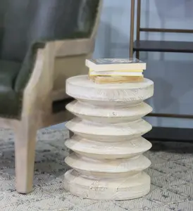 Owen Solid Mango wood end table