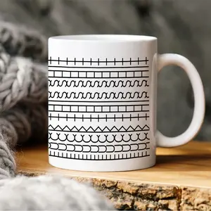 Funny Fuck This Shit Coffee Mug, Sarcastic Hidden Message Ceramic Cup