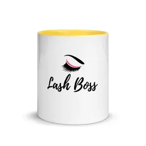 Lash Boss Mug with Color Inside