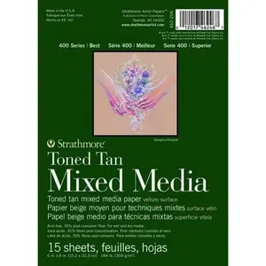 Strathmore 400 Series Toned Mixed Media Pad Strathmore 400 Series Toned Mixed Media Pad