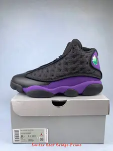 BlackPurple 3M Reflective Cat-Eye Basketball Shoes