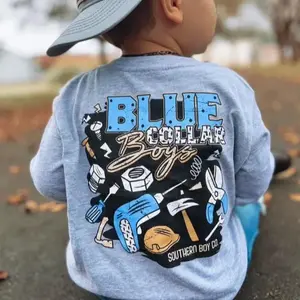 Blue Collar Boy's Long Sleeve Shirt