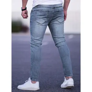Manfinity Homme Men Ripped Frayed Cat Scratch Skinny Jeans starched  jeans banana  jeans