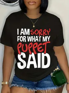 100% Cotton My Puppet Said - Puppeteer Ventriloquist Puppeteering T-Shirt