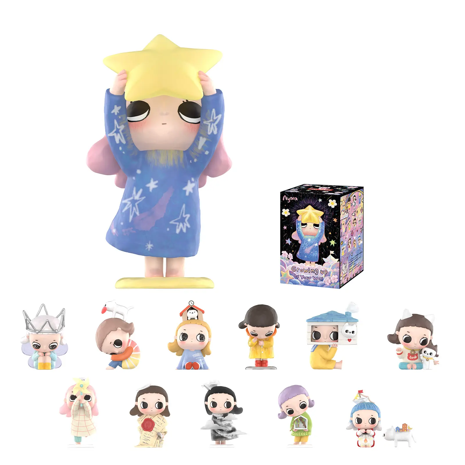 Nyota Growing up by Your Way Series Figures,Surprise Gift