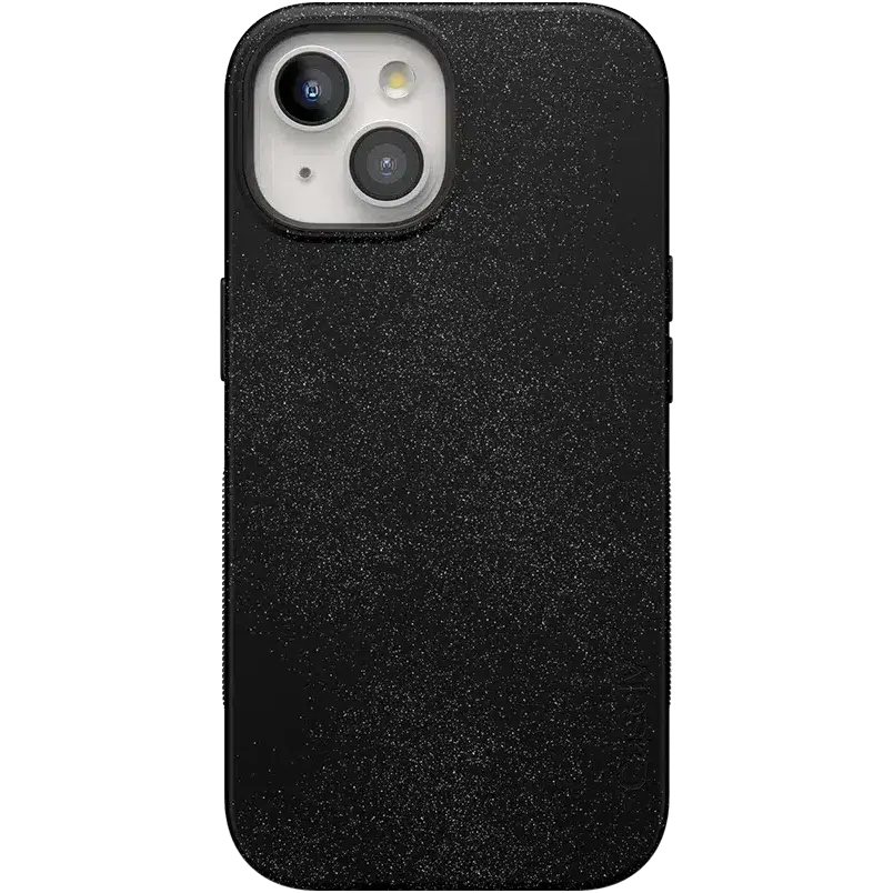 Casely iPhone 15 Case | Midnight Onyx | Black Shimmer | Bold Protective Design | Compatible with MagSafe