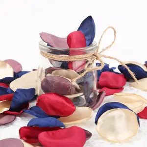 Champagne Pink Faux Flower Petals, Wedding Aisle Runner and Table Scatter Confetti, Bridal Shower Romantic Decoration