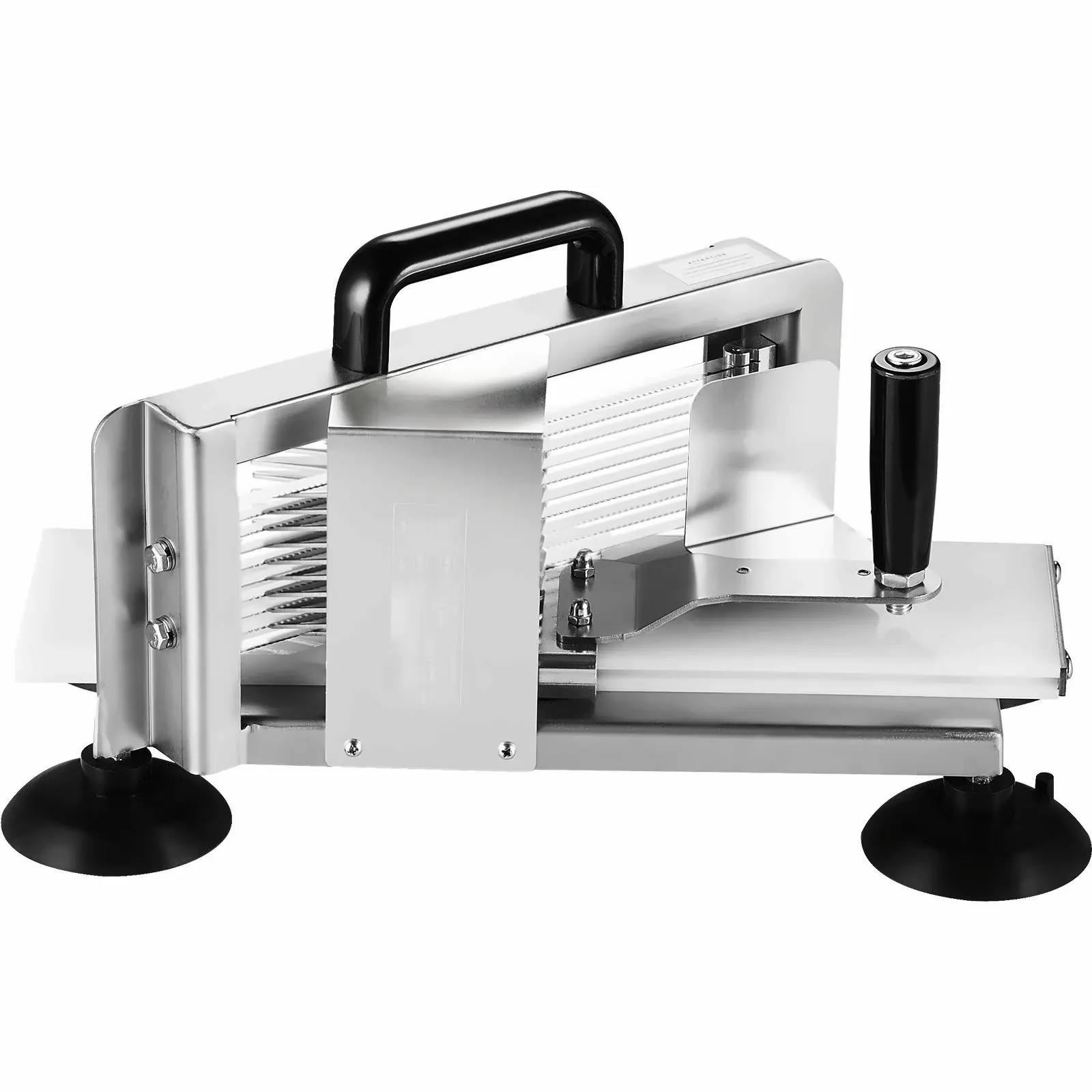 Tomato Slicer 1/4 Inch, Stainless Steel Tomato Cutter Machine, Manual Veggie Slicer for Tomatoes, Cucumbers, Bananas - Heavy Duty, Non-Slip Default
