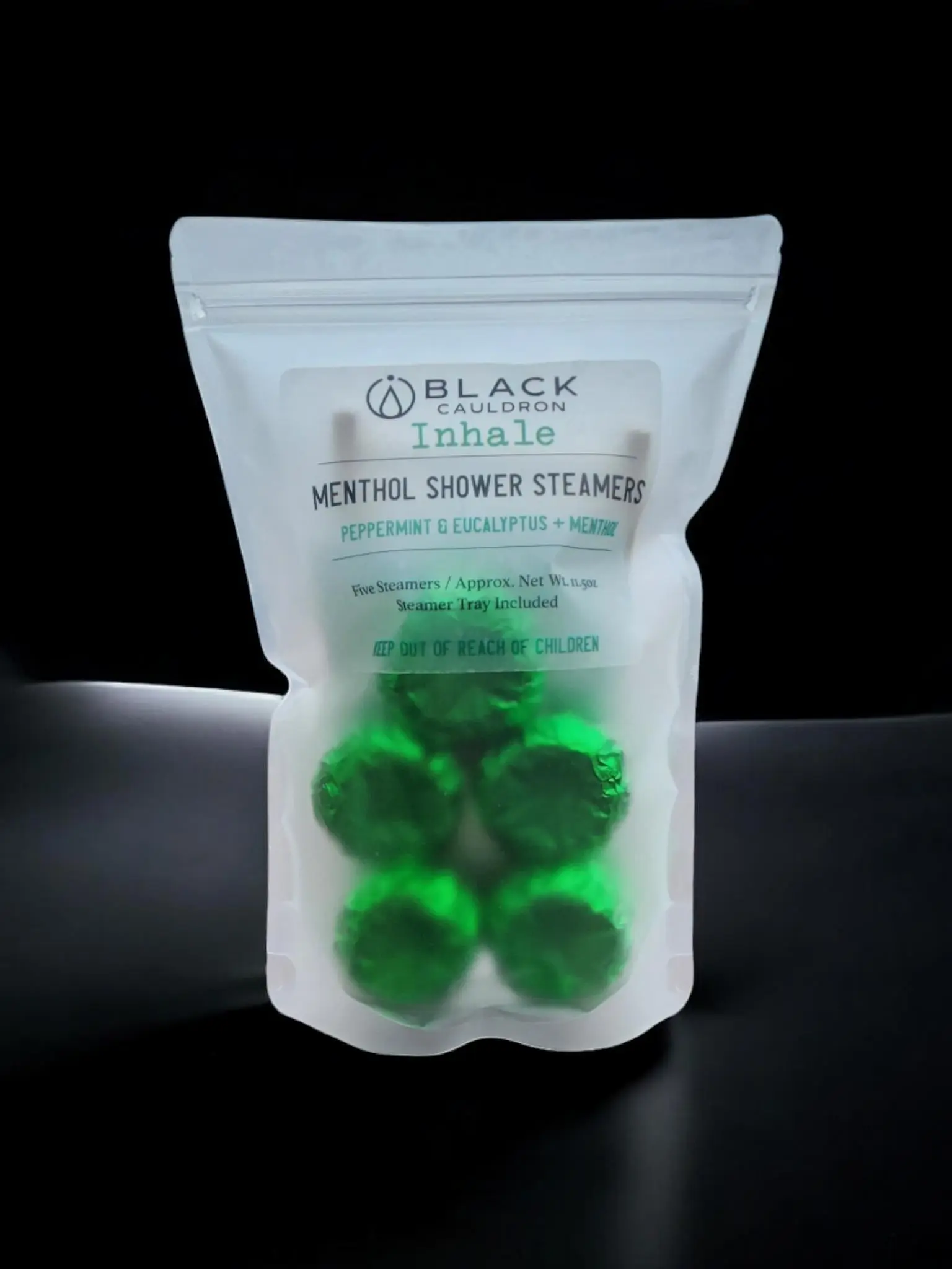 Inhale - Shower Steamers Shower Bombs Stress Relief Spa Gift Set Relaxation Shower Fizzies Self Care Gift for Women Gifts for Him