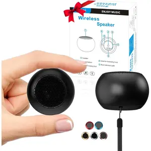 Mini Speakers  Portable Stereo Pairing with Built-in Microphone Water Resistant Rechargeable for Phone Tablet  for Father's Day