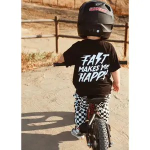 Fast Makes Me Happy T-Shirt Black