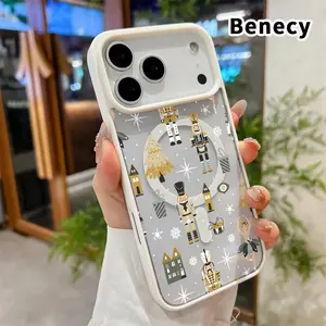 Nutcracker Ballet Dream Pattern Magnetic Phone Case for iPhone 17 16  Pro Max Plus 15 14 13 12 11 Air E Non-Yellowing Clear Crystal Drop-proof Slim Silicone Shockproof Transparent Acrylic Cover Supports Wireless Charging