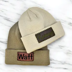 Stitched Name Beanie