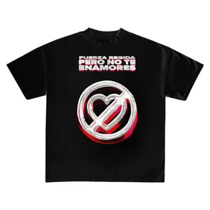 Fuerza Regida Merch - Pero No Te Enamores T-Shirt - Mexico Artist Graphic Tee - RnB Music, Retro Vintage T-Shirt - Top Unisex