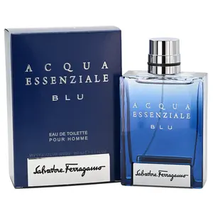 ACQUA ESSENZIALE BLU by Salvatore Ferragamo for men 3.4 oz 3.3 edt New in Box