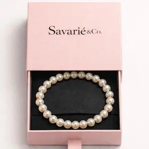 Elegant Plastic Beaded Bracelet with Gold Accents