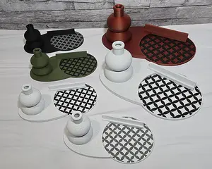 3D Printed Flower Stand with Photo & Postcard Holder