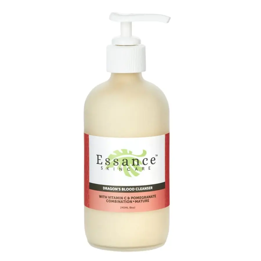 Essance Skincare Organic Dragon's Blood Cleanser with Olive Oil Tea Extract & Vitamins for Gentle Facial Cleansing & Skin Repair