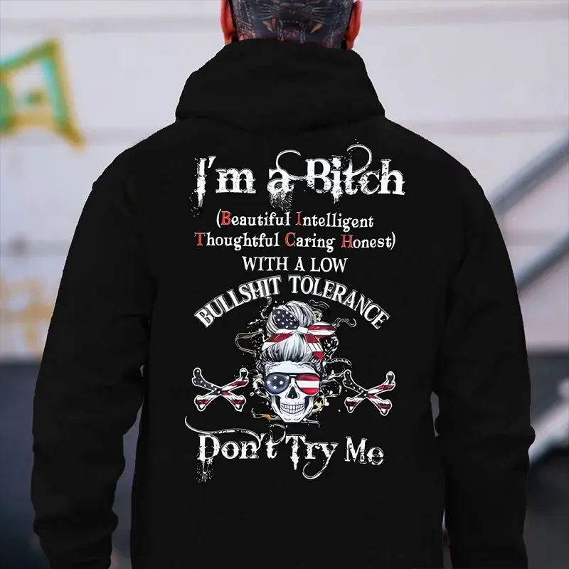 Generation X I'm A Bitch Don't Try Me Hoodie for Women