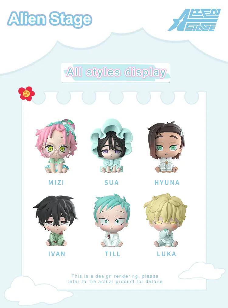 Alien Stage CP Blind Box – IvanTill, MiziSua, Hyuluka Couple Mystery Baby Series Figure Set for Fans & Collectors