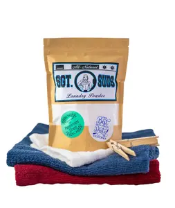 Sergeant Suds Peppermint All-Natural Laundry Detergent, Family Safe, 5 Ingredient Pure, Holly Michigan Homemade - Luxury Household Cleaner