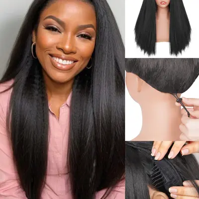Top Human and Bottome Synthetic Wig TikTok Shop