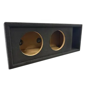 8 in Dual Kerf-Vented Enclosure- all 3/4 inch USA built Subwoofer Enclosure Precision CNC-Cut, Premium MDF Construction. Proudly USA Made.