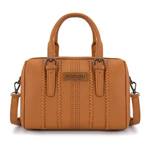 Wrangler Boston Bag for Women Western Crossbody Shoulder Bag with Adjustable Strap