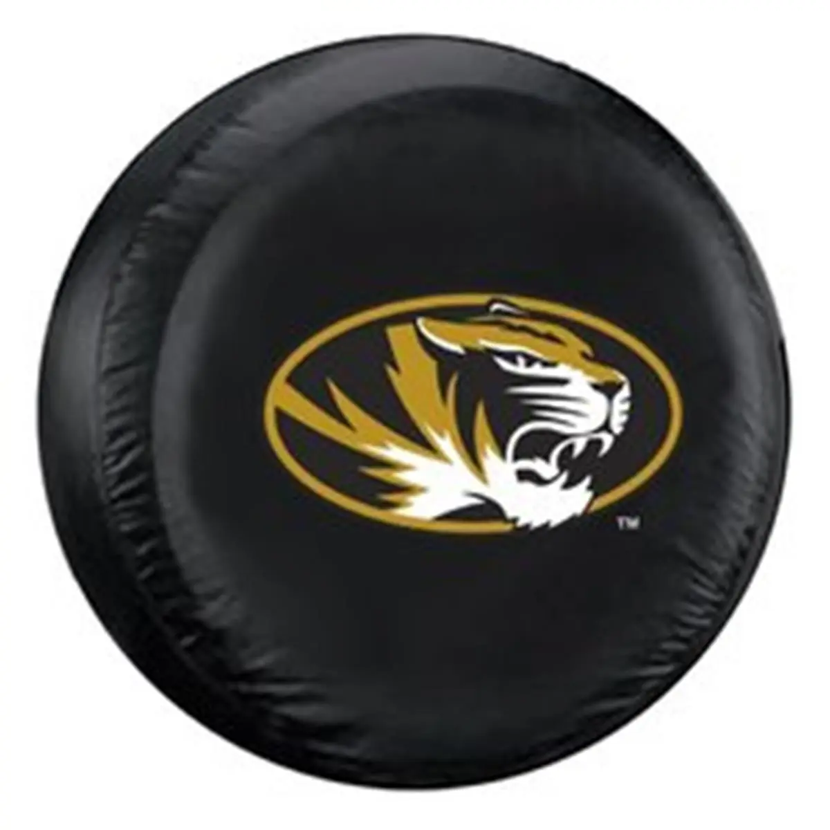 212 MAIN Black Standard-Size Vinyl Tire Cover, with Elastic Tie, Universal-Fit Sports Collectibles Accessory
