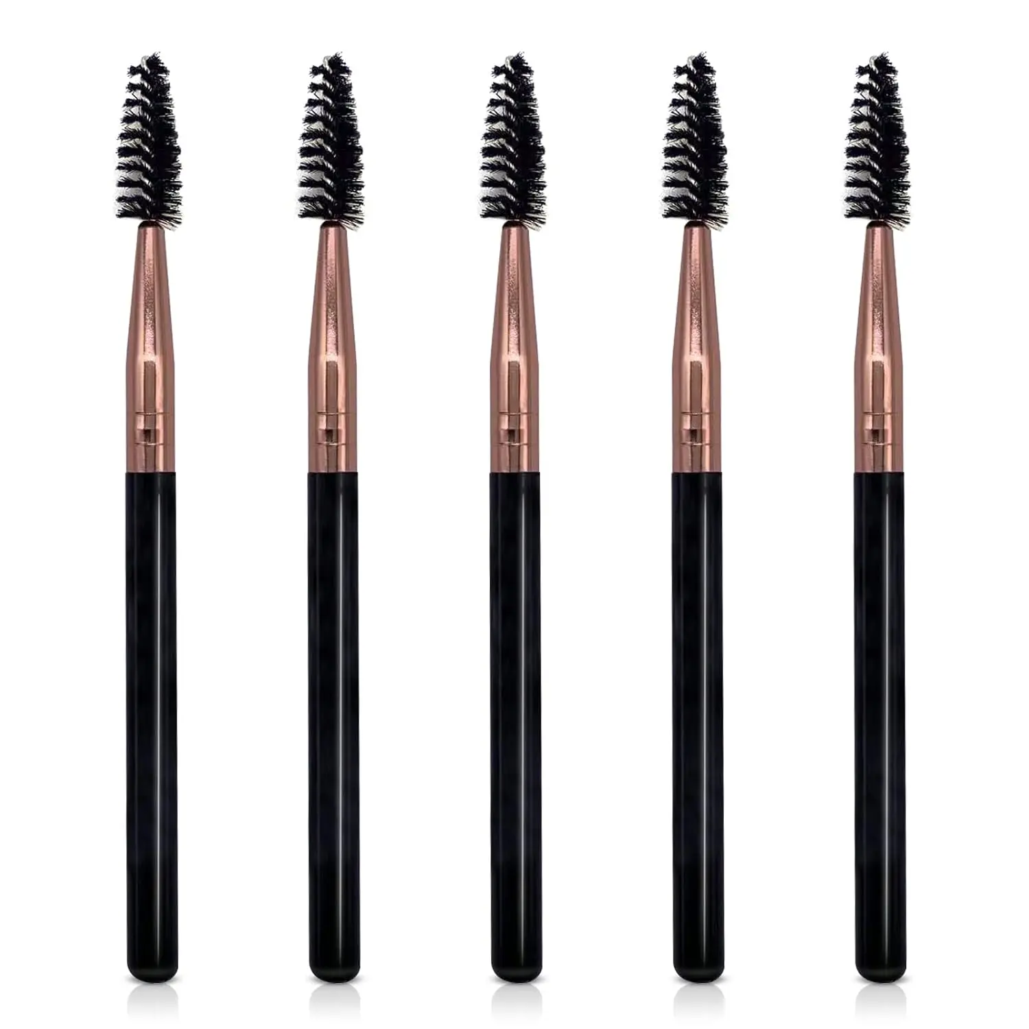 5Pcs Reusable Mascara Brush Wands Makeup Lash Spoolies Set Eyelash Eyebrow Brushes Applicators for Lash Extensions