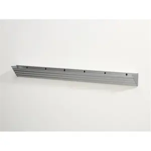 212 MAIN Glace Pewter Linear Wall Mount Shelf Bracket - 36 in. Household Appliance Accessory, Decor for Shelves