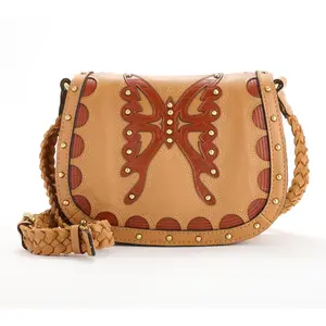 Patricia Nash Montana Collection Salerno Leather Saddle Bag