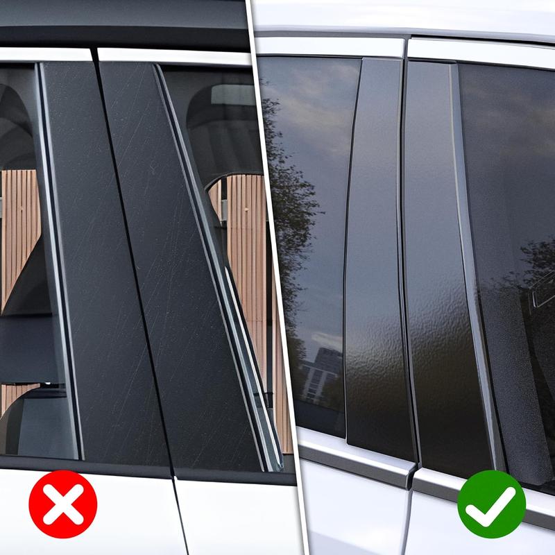 Gloss Vinyl Wrap 1ft x 5ft, Car Wrap Vinyl Roll Tool Kit with Bubble Free Air Release Technology, Automotive Blackout Film for Motos Cars Interior Exterior