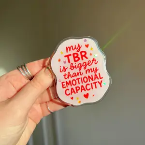 My TBR list is bigger than my emotional capacity kindle holder, phone holder, romance booktok gift, book girlie romance kindle accessory