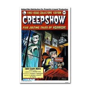 CREEPSHOW Horror Movie Art Silk Poster