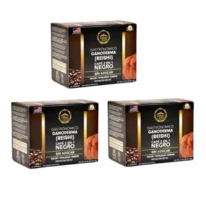 Sugar-Free Reishi 2 in 1 Black Coffee Wellness Bundle