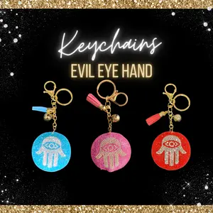 Evil Eye Hand Keychains