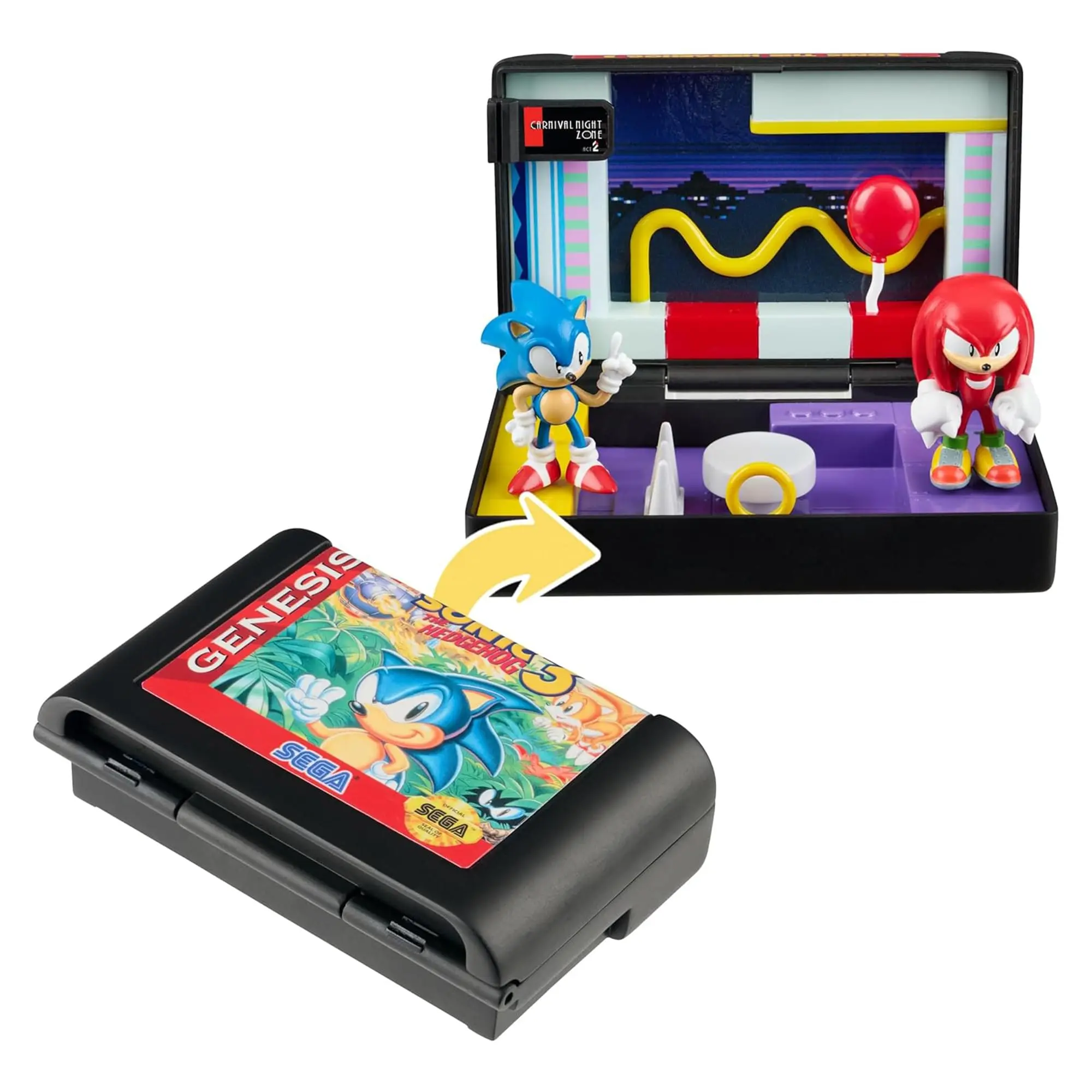 Sonic 3 Sega Console Heroes Cartridge Playset | Sonic & Knunckles