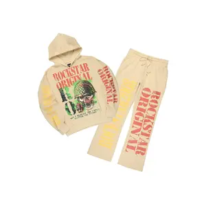 Killshot Romance Beige Hoodie/Baggy Pant Track Set
