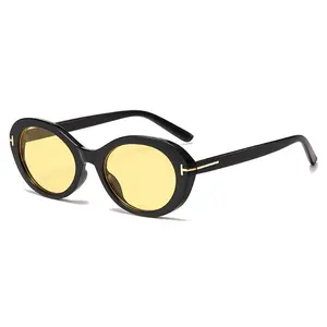 2025 New T-Shaped Cat-Eye Sunglasses – Trendy Retro Oval Frame Fashion Shades
