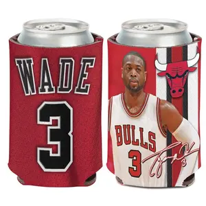 Chicago Bulls Can Cooler 12 Oz. Dwyane Wade Can Cooler 12 Oz. Koozie